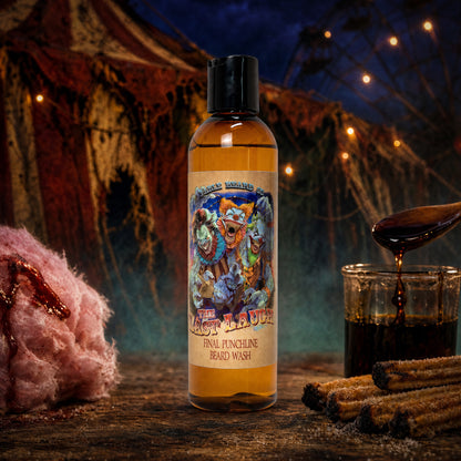 The Last Laugh - Beard Wash - Manic Cotton Candy, Twisted Churros, Wicked Maple Drizzle