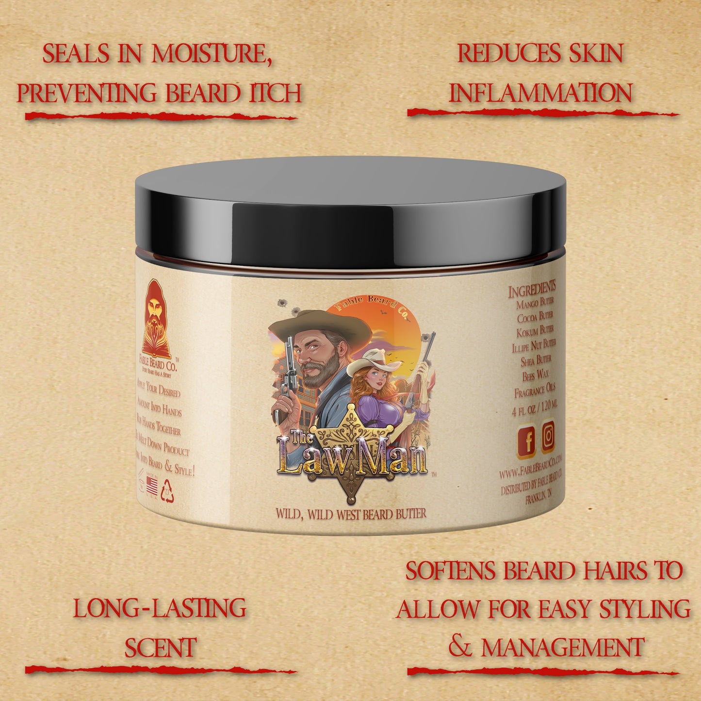 Lawman - Ultimate Bundle - Worn Saddle Leather, Storm Washed Bergamot, Golden Amber