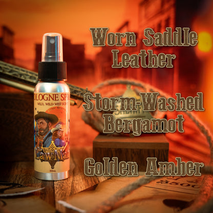 Lawman - Cologne - Worn Saddle Leather, Storm Washed Bergamot, Golden Amber