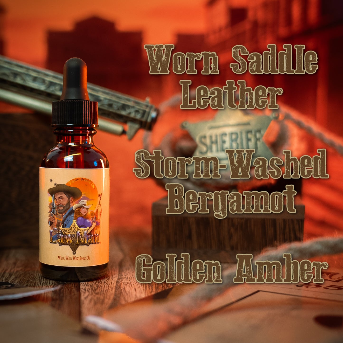 Lawman - Complete Balm Kit - Worn Saddle Leather, Storm Washed Bergamot, Golden Amber
