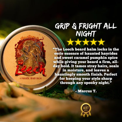 The Leech - Beard Balm - Lakeside Chill, Haunted Hayride, Caramel Pumpkin Spice