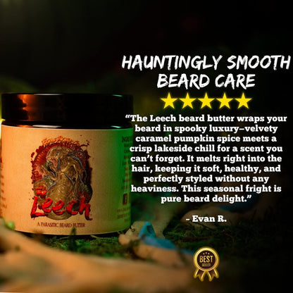 The Leech - Beard Butter - Lakeside Chill, Haunted Hayride, Caramel Pumpkin Spice
