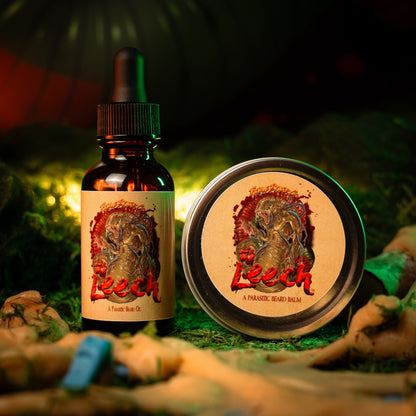 The Leech - Beard Oil & Balm Kit - Lakeside Chill, Haunted Hayride, Caramel Pumpkin Spice