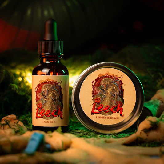 The Leech - Beard Oil & Balm Kit - Lakeside Chill, Haunted Hayride, Caramel Pumpkin Spice