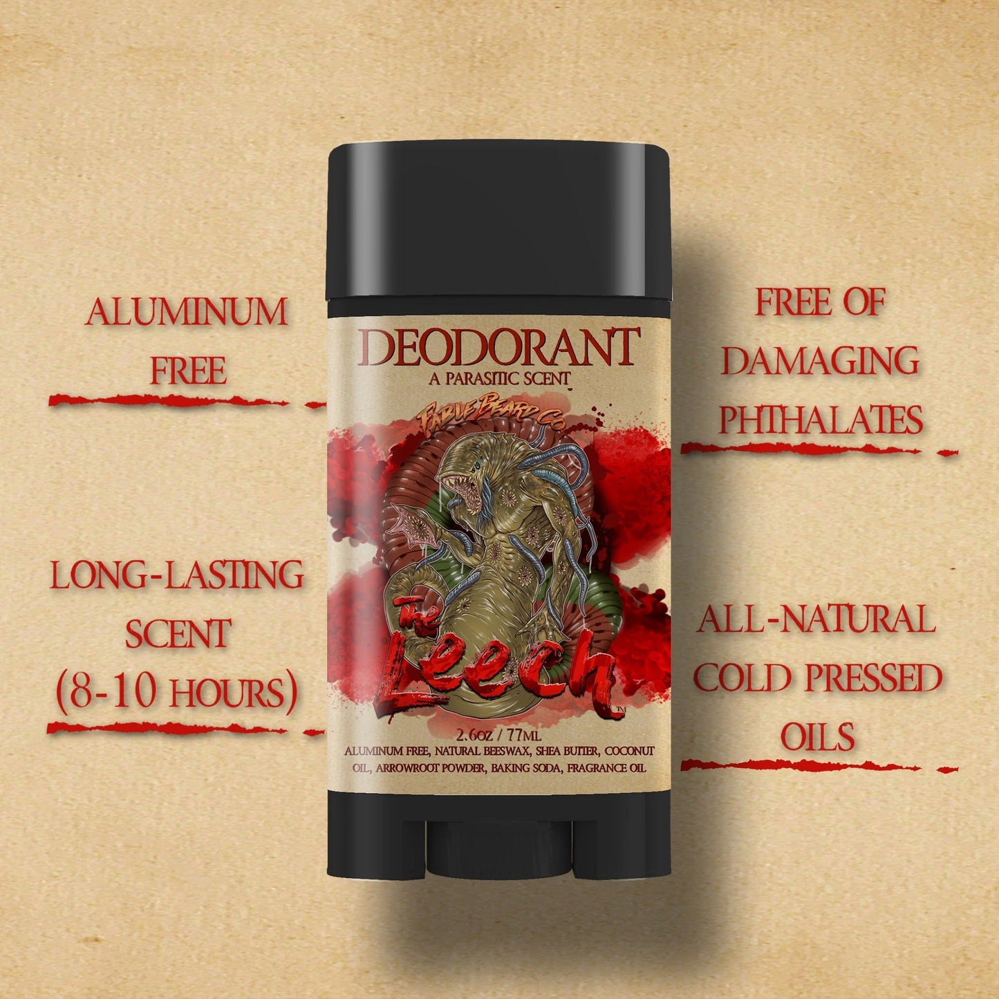 The Leech - Deodorant - Lakeside Chill, Haunted Hayride, Caramel Pumpkin Spice