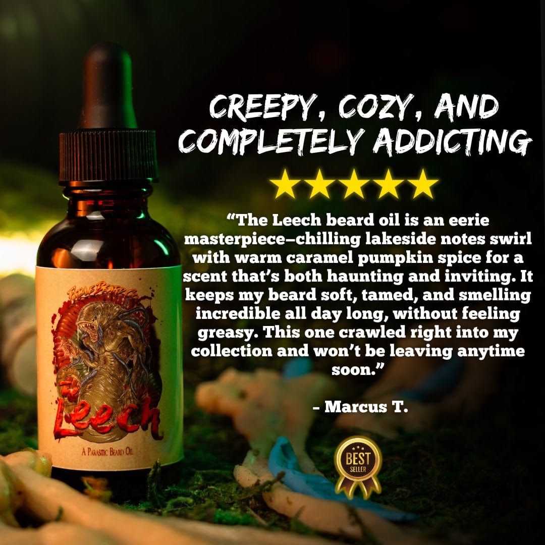 The Leech - Beard Oil - Lakeside Chill, Haunted Hayride, Caramel Pumpkin Spice