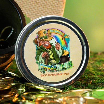 The Leprechaun - Beard Balm - Green Clover, Fresh Rosemary, Black Pepper, and Irish Mist