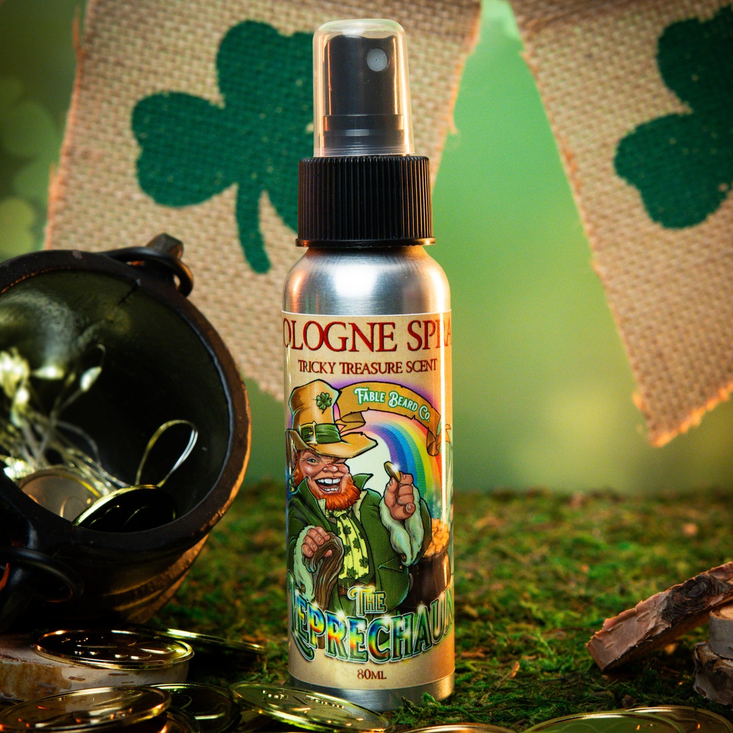 The Leprechaun - Cologne - Green Clover, Fresh Rosemary, Black Pepper, and Irish Mist