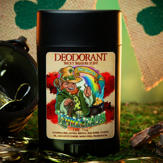 The Leprechaun - Deodorant - Green Clover, Fresh Rosemary, Black Pepper, and Irish Mist