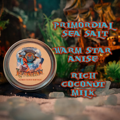 Leviathan - Beard Balm - Primordial Sea Salt, Warm Star Anise, Rich Coconut Milk