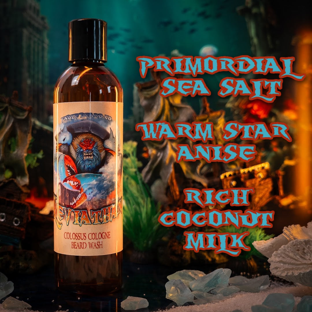 Leviathan - Beard Wash - Primordial Sea Salt, Warm Star Anise, Rich Coconut Milk