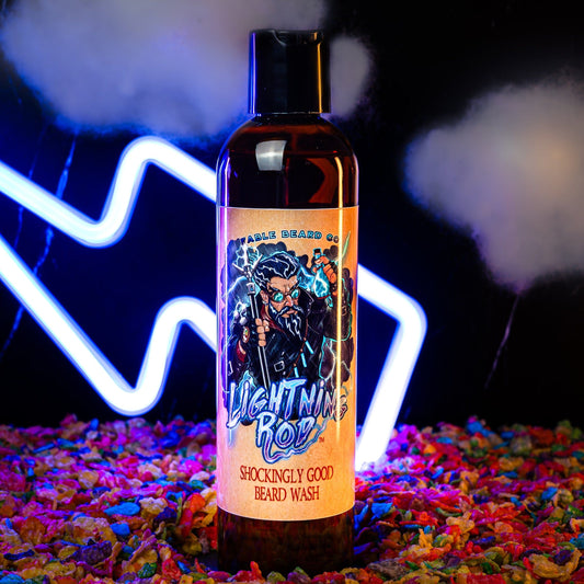 The Lightning Rod - Beard Wash - Fruity Cereal, Crisp Lemon, Fresh Cherries, and Sweet Pomegranate