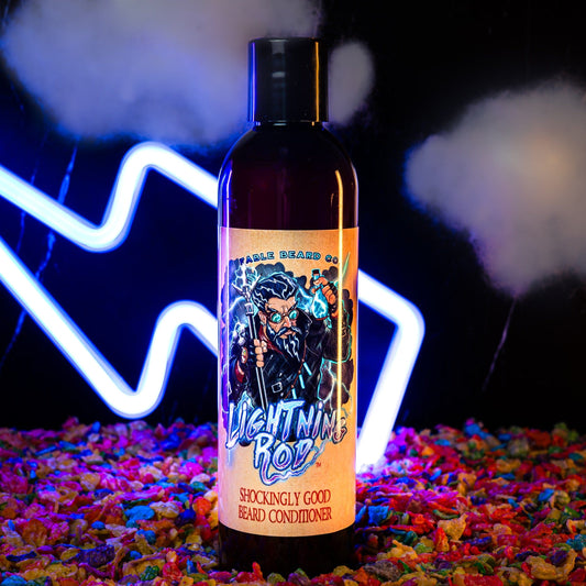 The Lightning Rod - Beard Conditioner - Fruity Cereal, Crisp Lemon, Fresh Cherries, and Sweet Pomegranate