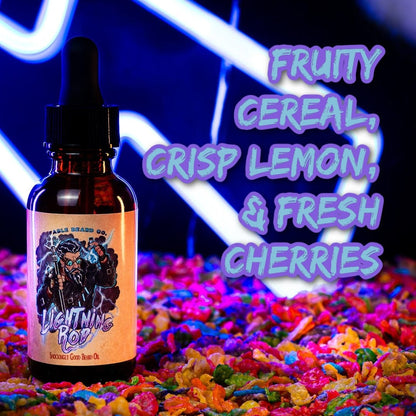 The Lightning Rod - Beard Oil & Balm Kit - Fruity Cereal, Crisp Lemon, Fresh Cherries, and Sweet Pomegranate