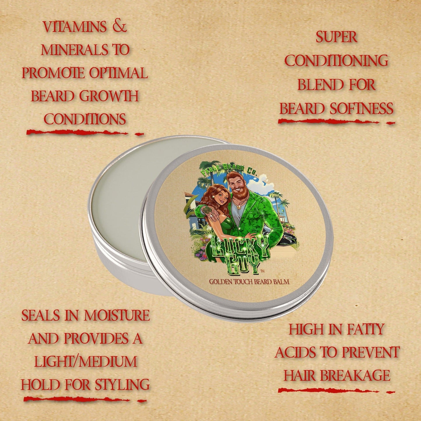 Lucky Guy - Ultimate Bundle - Cooling Sea Water, Clean Oak Moss, Golden Sugarcane