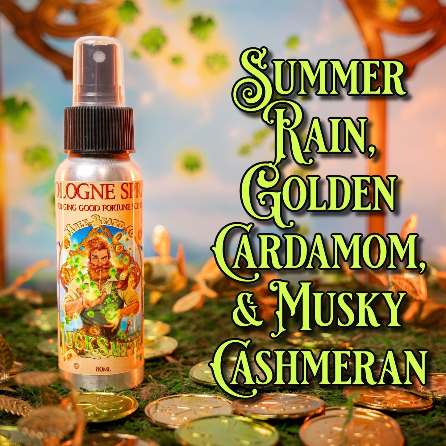 Lucksmith - Cologne - Summer Rain, Golden Cardamom, Musky Cashmeran