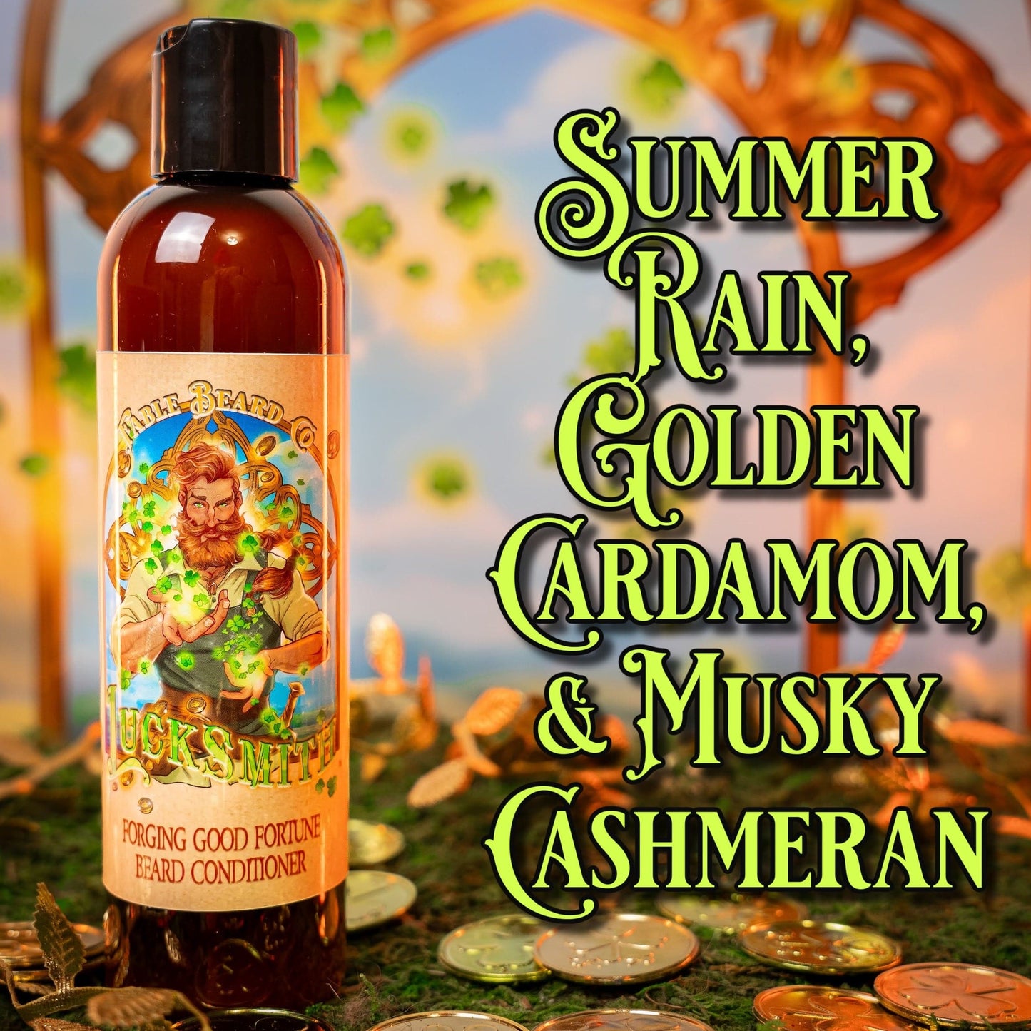 Lucksmith - Beard Conditioner - Summer Rain, Golden Cardamom, Musky Cashmeran
