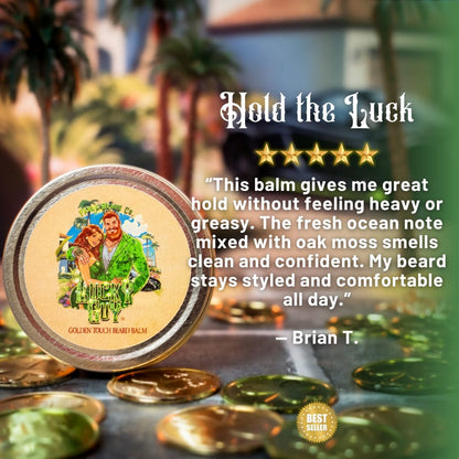 Lucky Guy - Beard Balm - Cooling Sea Water, Clean Oak Moss, Golden Sugarcane