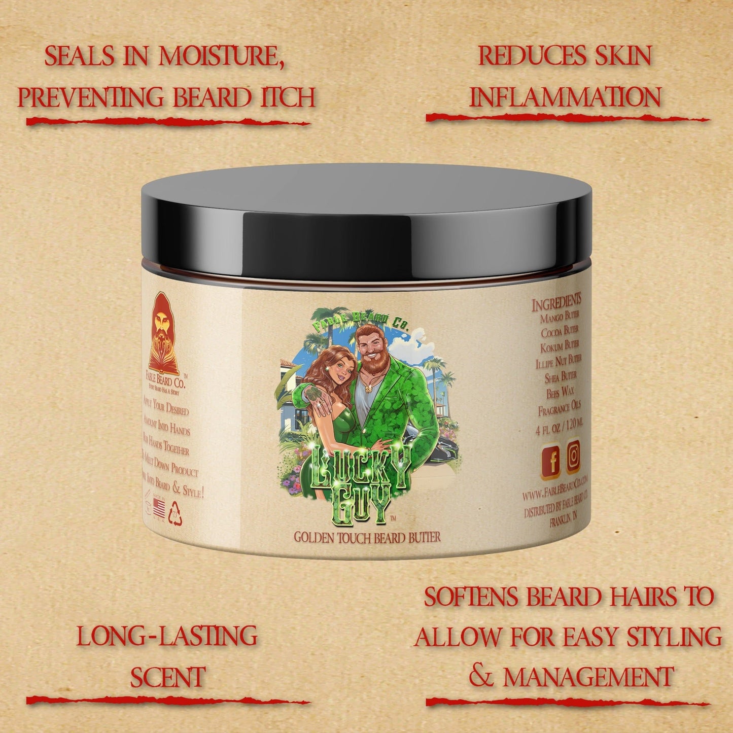 Lucky Guy - Ultimate Bundle - Cooling Sea Water, Clean Oak Moss, Golden Sugarcane