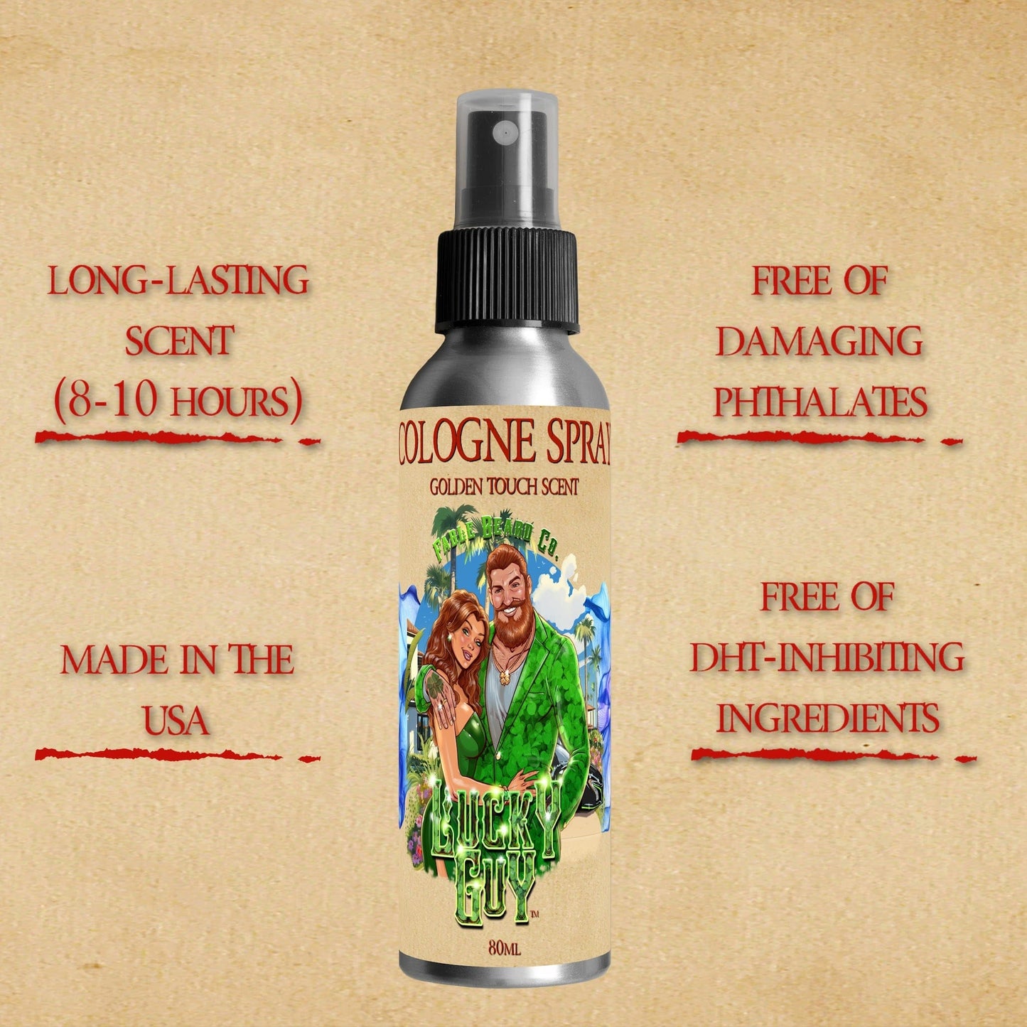 Lucky Guy - Ultimate Bundle - Cooling Sea Water, Clean Oak Moss, Golden Sugarcane