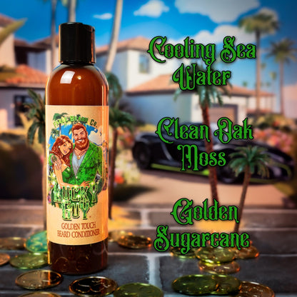 Lucky Guy - Beard Conditioner - Cooling Sea Water, Clean Oak Moss, Golden Sugarcane