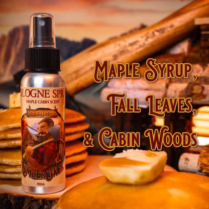 The Lumberjack - Cologne - Rich Maple Syrup, Fragrant Maple Leaves, & Soft Cabin Woods