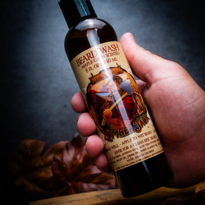 The Lumberjack - Beard Wash - Rich Maple Syrup, Fragrant Maple Leaves, & Soft Cabin Woods