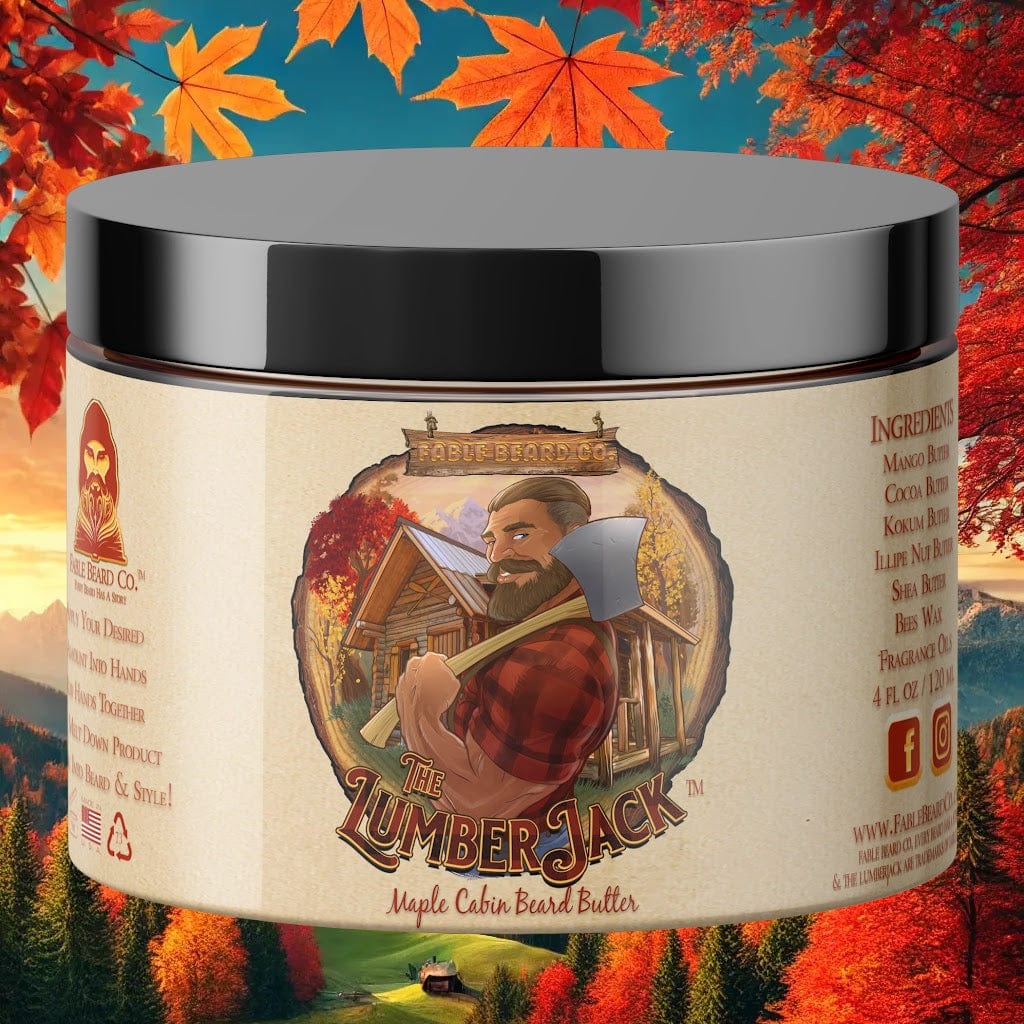 The Lumberjack - Beard Butter - Rich Maple Syrup, Fragrant Maple Leaves, & Soft Cabin Woods