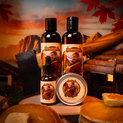 The Lumberjack - Complete Balm Kit - Rich Maple Syrup, Fragrant Maple Leaves, & Soft Cabin Woods