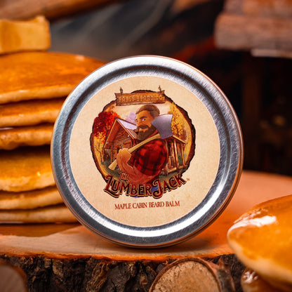 The Lumberjack - Beard Balm - Rich Maple Syrup, Fragrant Maple Leaves, & Soft Cabin Woods