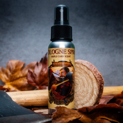 The Lumberjack - Cologne - Rich Maple Syrup, Fragrant Maple Leaves, & Soft Cabin Woods