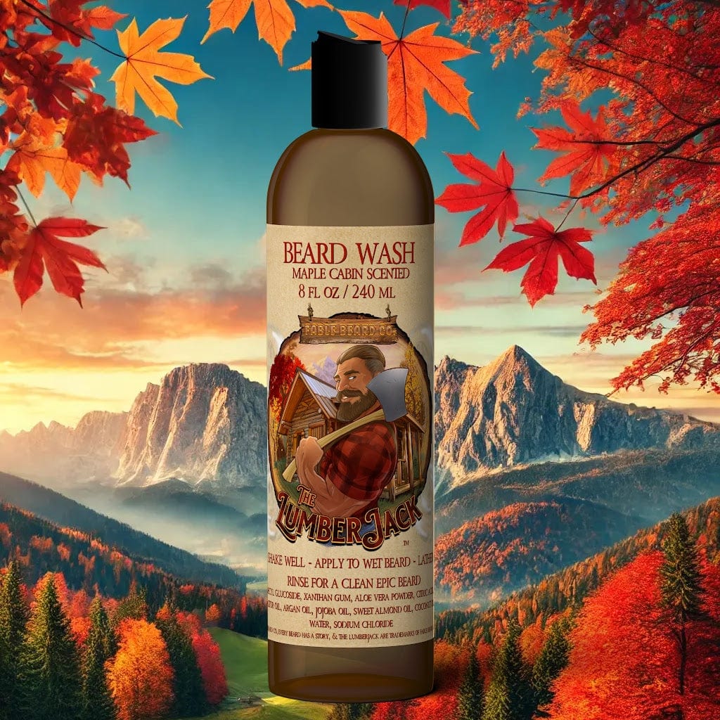 The Lumberjack - Beard Wash - Rich Maple Syrup, Fragrant Maple Leaves, & Soft Cabin Woods