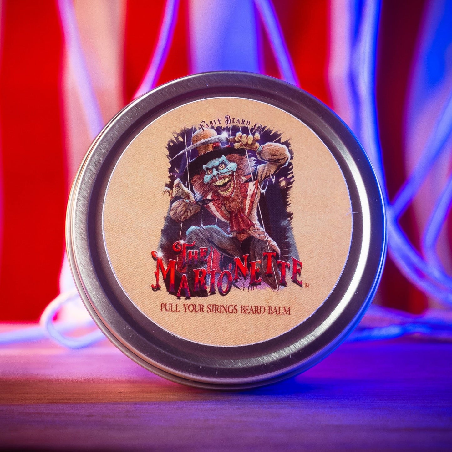 The Marionette - Beard Balm - Warm Mulled Cider, Splintered Mahogany, Velvet Pipe Smoke