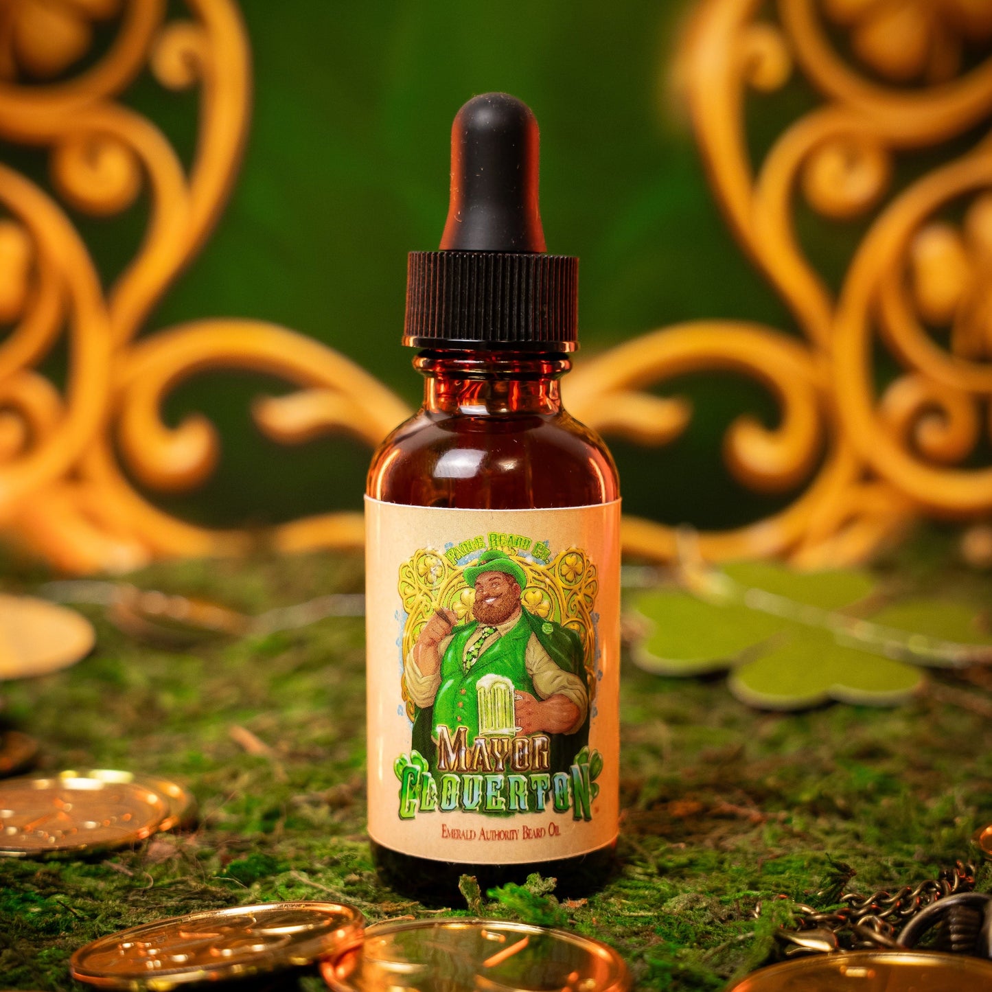 Mayor Cloverton - Beard Oil - Refreshing Rosemary, Mossy Cedarwood, Aromatic Coriander