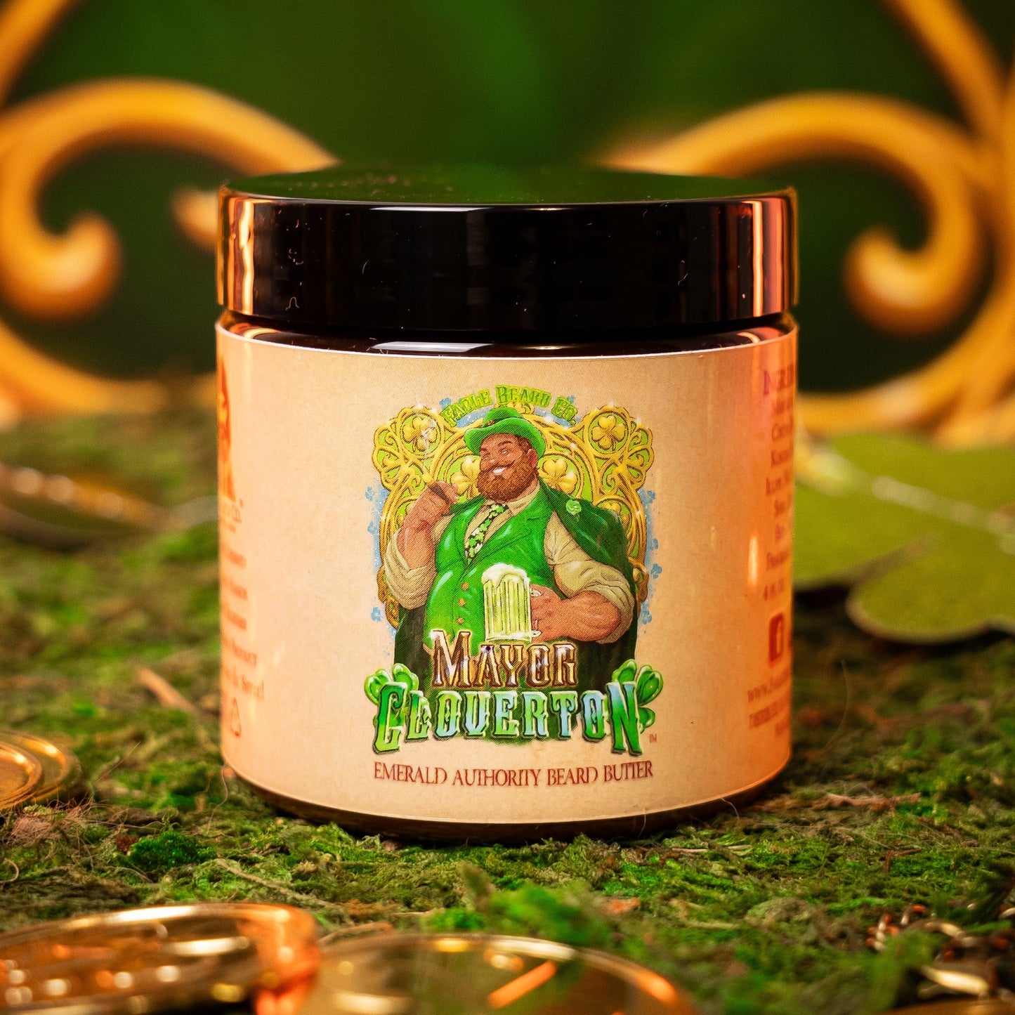 Mayor Cloverton - Beard Butter - Refreshing Rosemary, Mossy Cedarwood, Aromatic Coriander