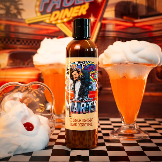 Malt Shop Marty - Beard Conditioner - Vanilla Ice Cream, Orange Soda, Whipped Cream Swirl