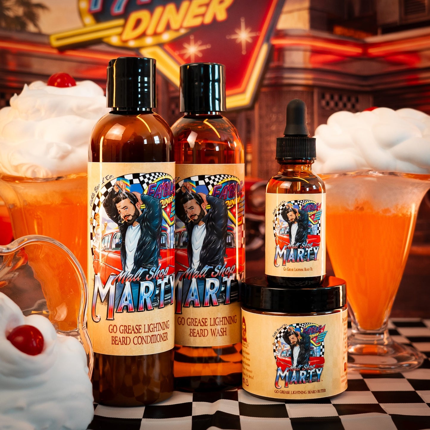 Malt Shop Marty - Complete Butter Kit - Vanilla Ice Cream, Orange Soda, Whipped Cream Swirl