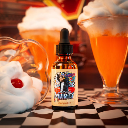 Malt Shop Marty - Beard Oil - Vanilla Ice Cream, Orange Soda, Whipped Cream Swirl