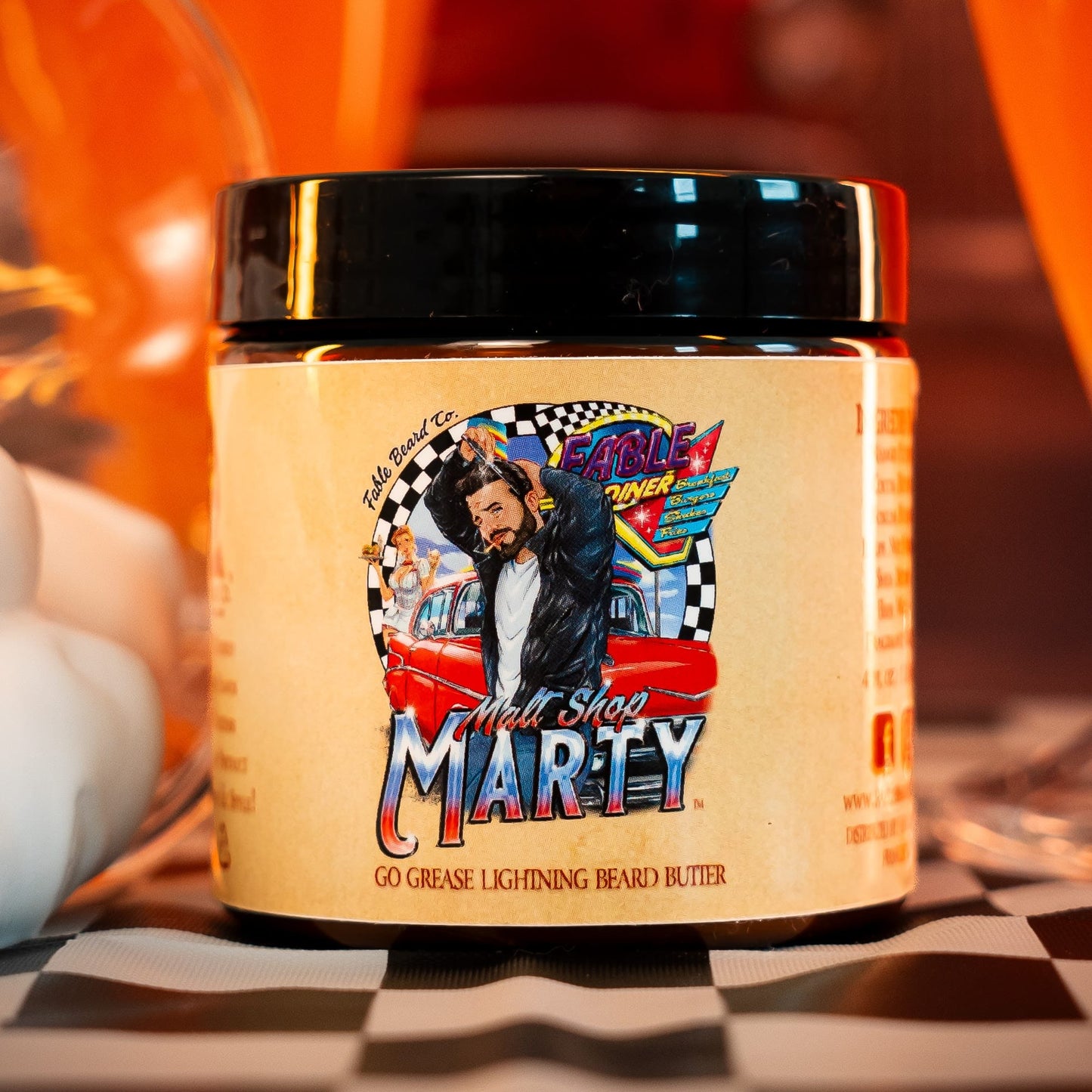 Malt Shop Marty - Beard Butter - Vanilla Ice Cream, Orange Soda, Whipped Cream Swirl