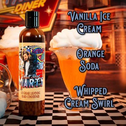 Malt Shop Marty - Beard Conditioner - Vanilla Ice Cream, Orange Soda, Whipped Cream Swirl