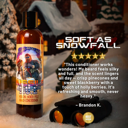 Missile Toe - Complete Butter Kit - Red Holly Berries, Crisp Pinecones, Blackberry Puree