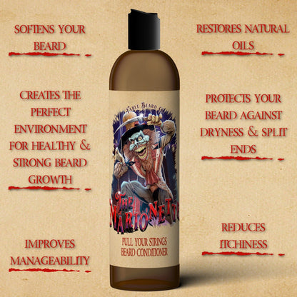 The Marionette - Beard Conditioner - Warm Mulled Cider, Splintered Mahogany, Velvet Pipe Smoke