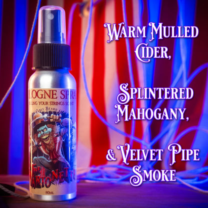 The Marionette - Cologne - Warm Mulled Cider, Splintered Mahogany, Velvet Pipe Smoke