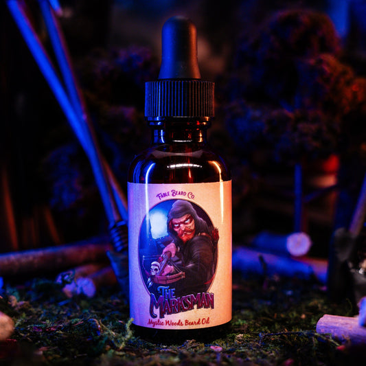 The Marksman - Beard Oil - Crisp Pine, Warm Cedar, Fresh Sandalwood, Soft Mosses, and Mystical Amber