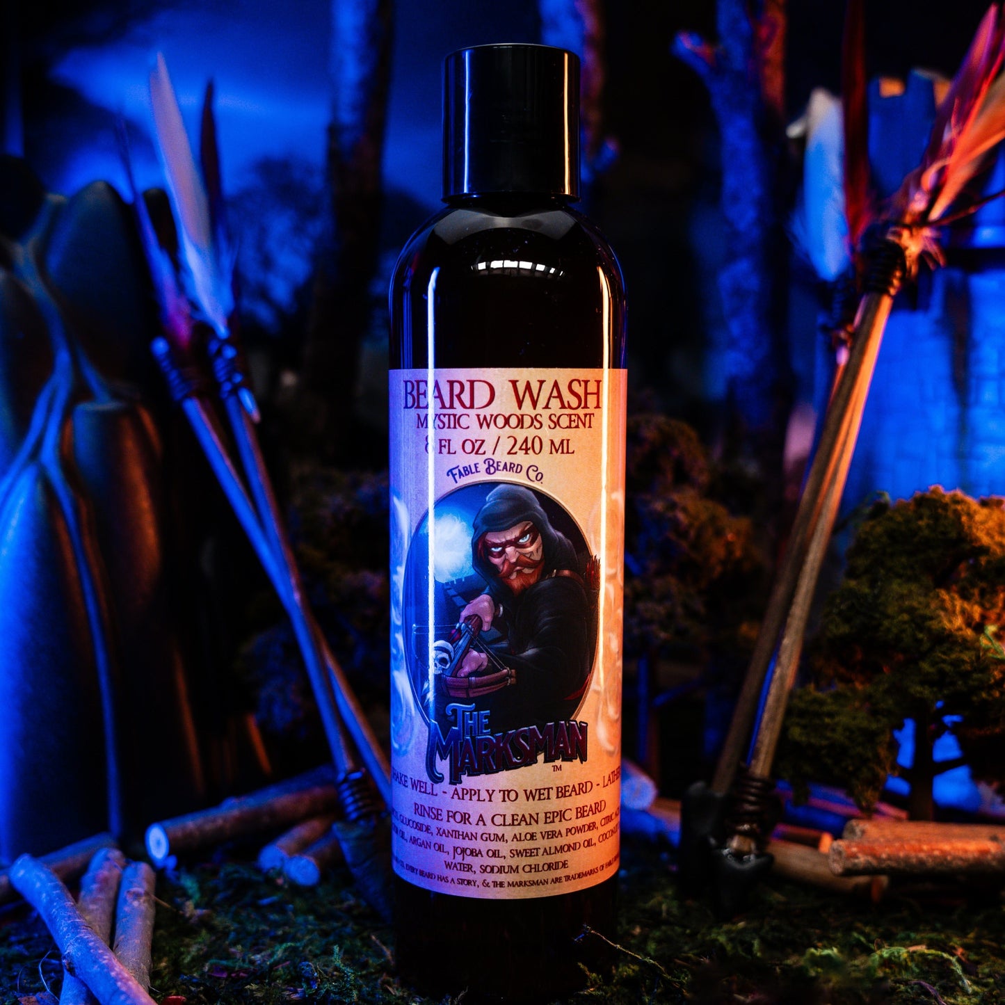 The Marksman - Beard Wash - Crisp Pine, Warm Cedar, Fresh Sandalwood, Soft Mosses, and Mystical Amber