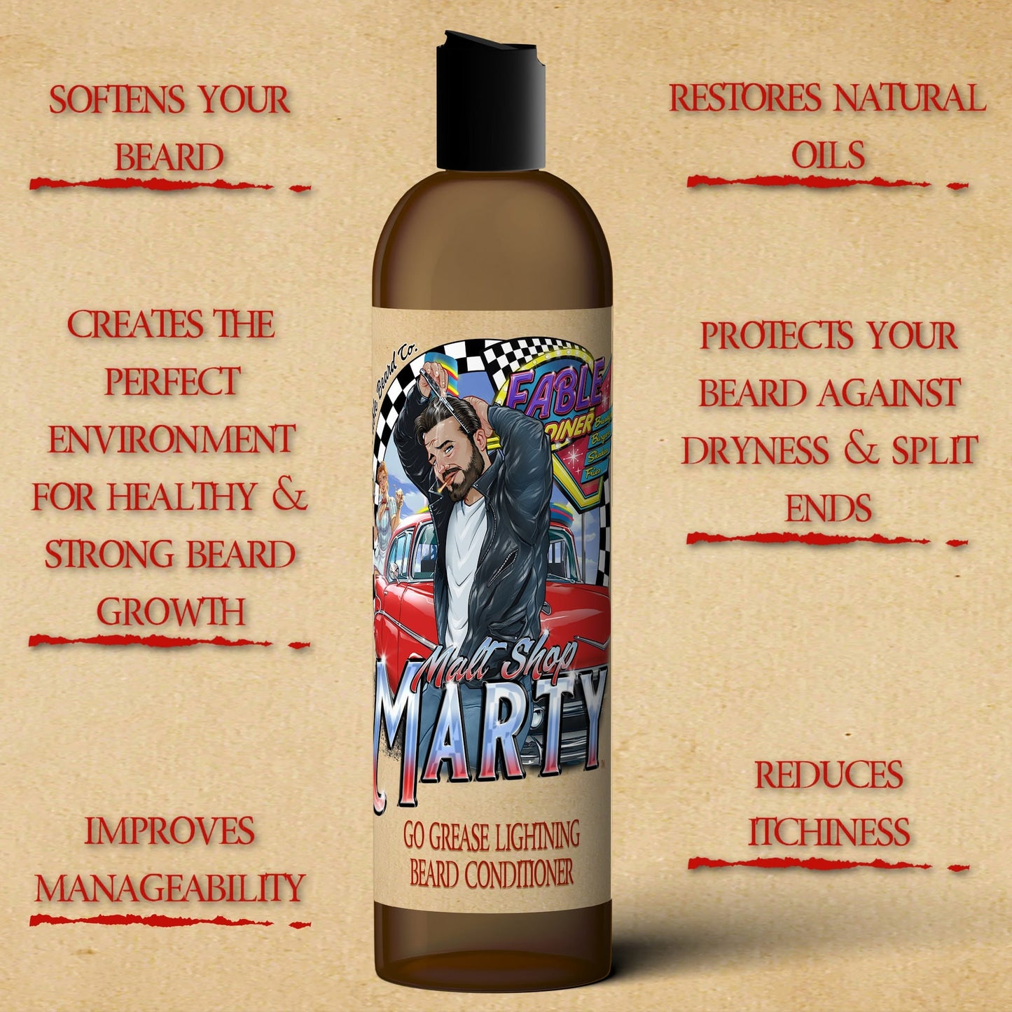 Malt Shop Marty - Ultimate Bundle - Vanilla Ice Cream, Orange Soda, Whipped Cream Swirl