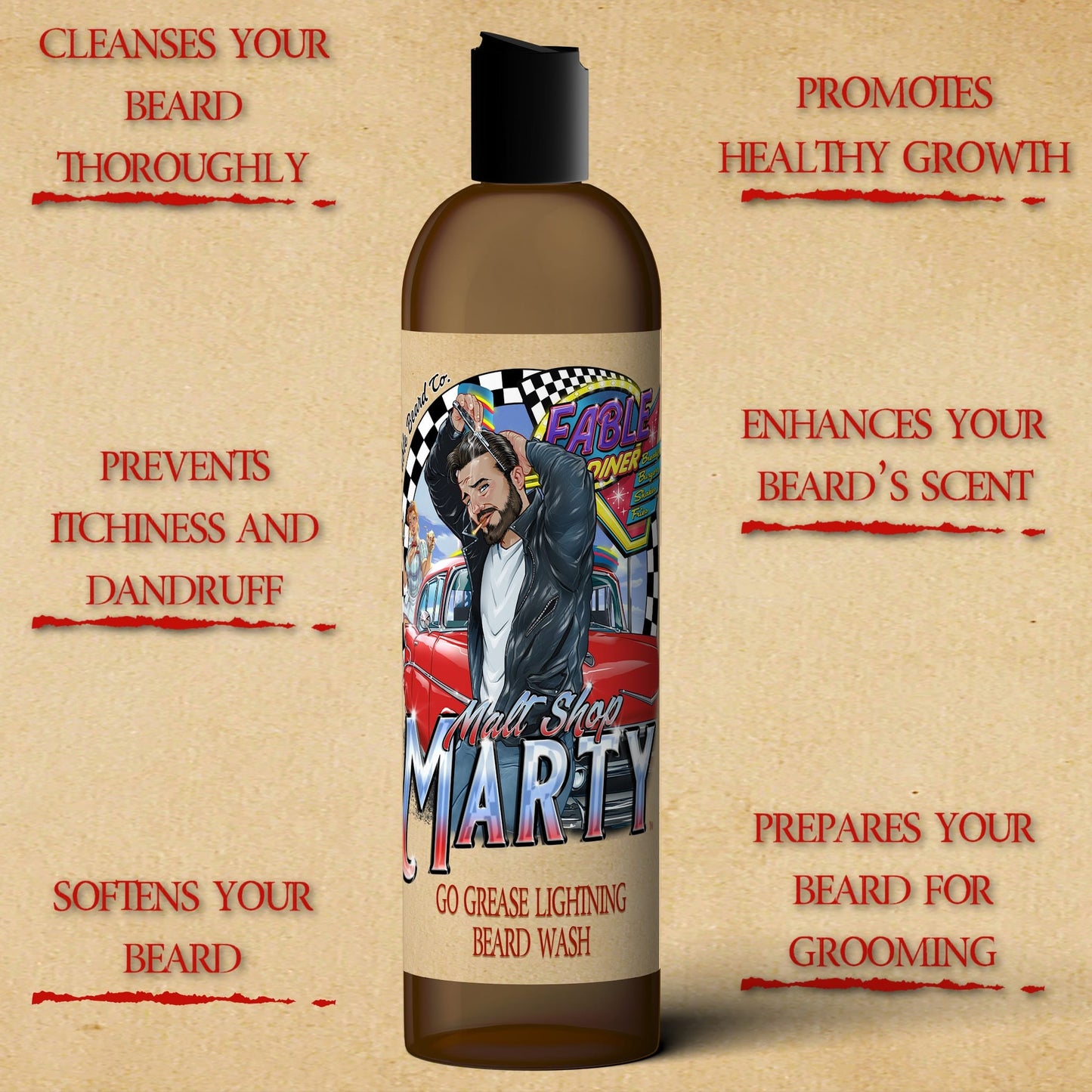 Malt Shop Marty - Ultimate Bundle - Vanilla Ice Cream, Orange Soda, Whipped Cream Swirl