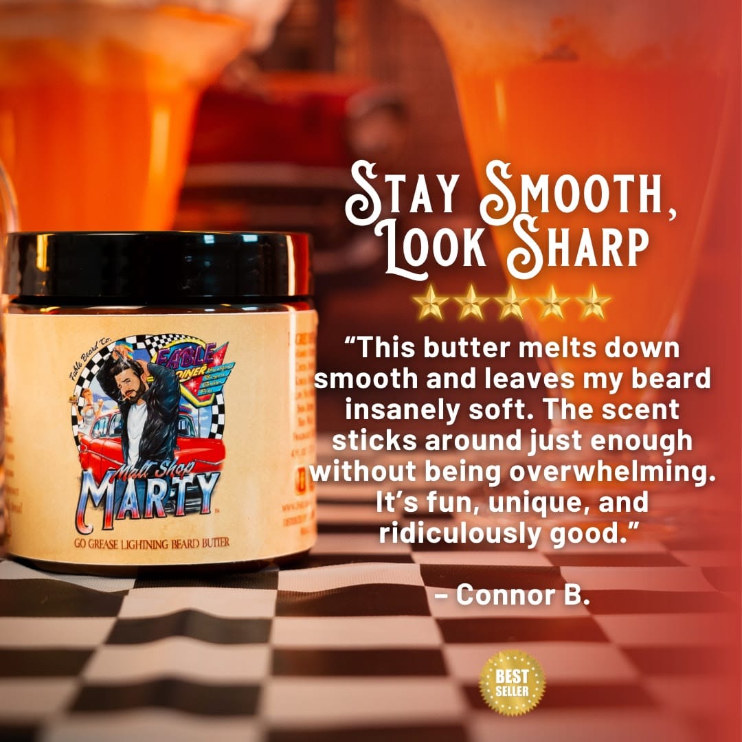 Malt Shop Marty - Beard Butter - Vanilla Ice Cream, Orange Soda, Whipped Cream Swirl