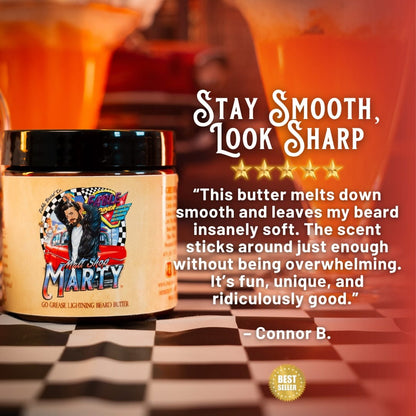 Malt Shop Marty - Beard Butter - Vanilla Ice Cream, Orange Soda, Whipped Cream Swirl