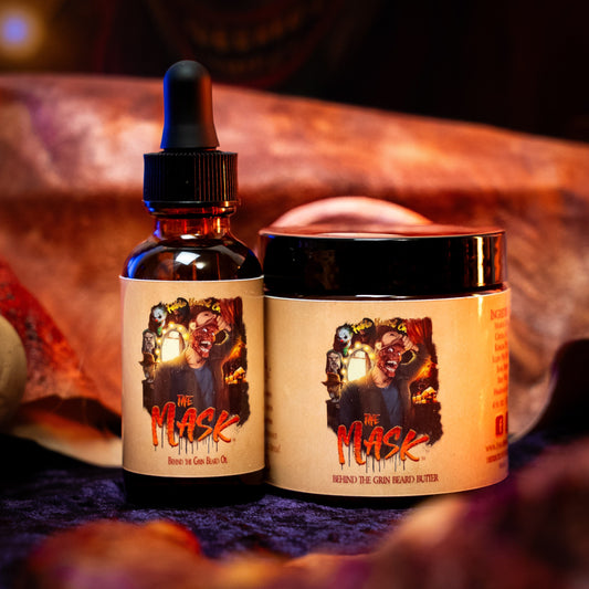 The Mask - Beard Oil & Butter Kit - Blood Orange, Cream Soda, Bourbon-Soaked Oak